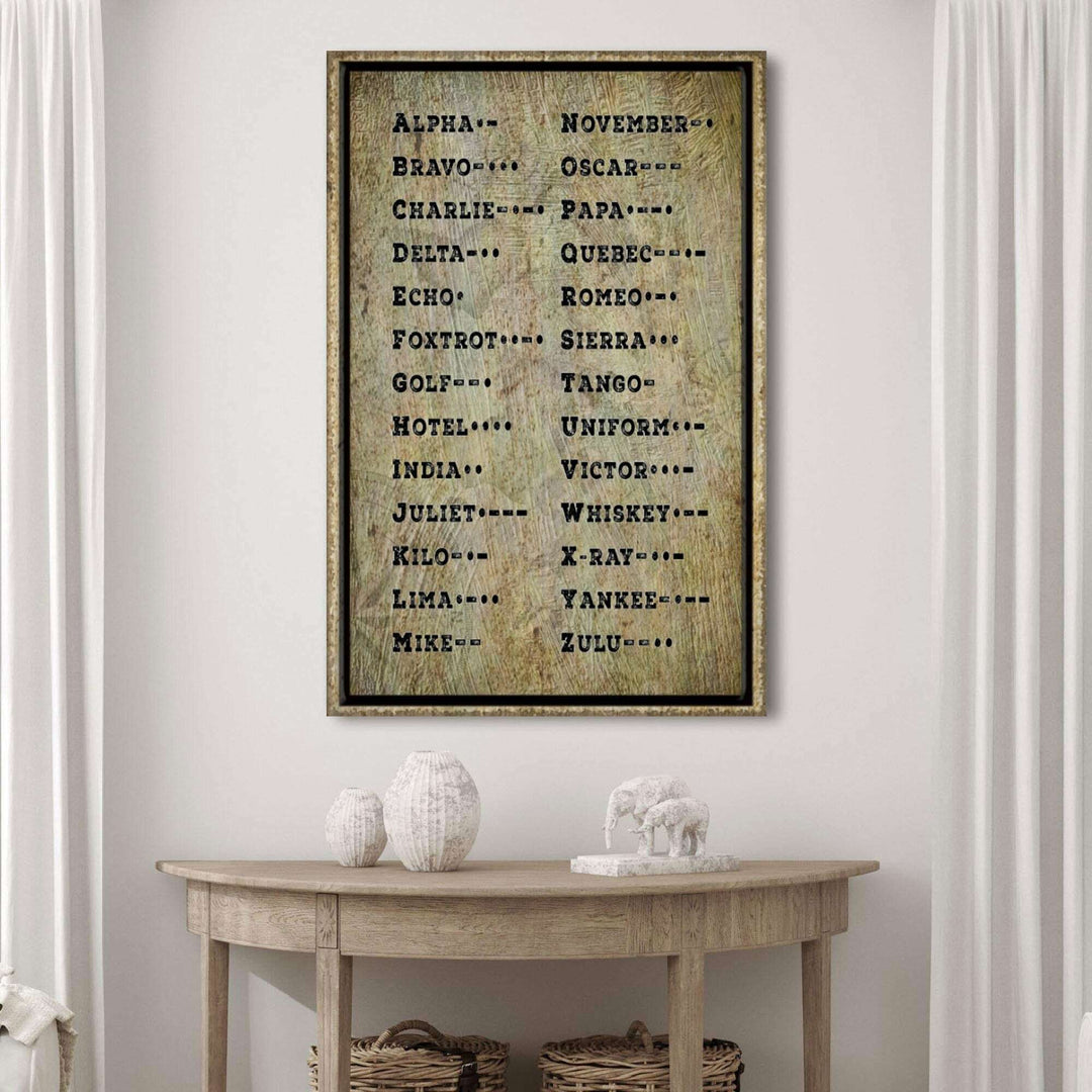 Morse Code Sign