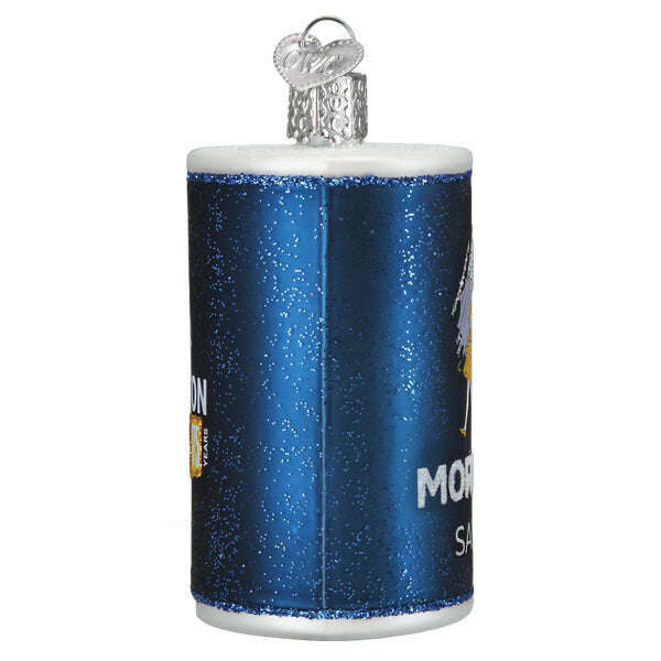 Old World Christmas Morton Salt Canister Blown Glass Ornament