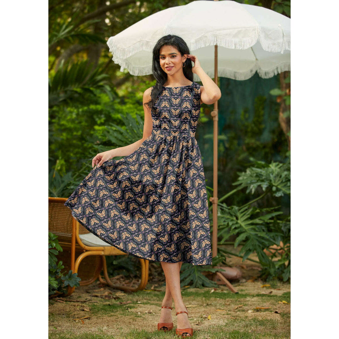 Moth Midi Dress