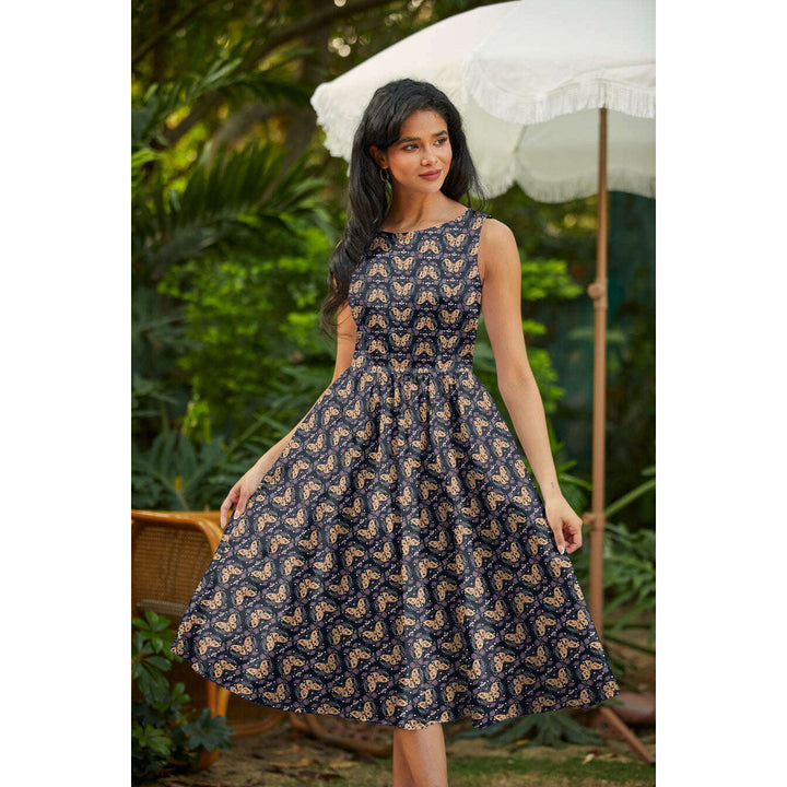 Moth Midi Dress