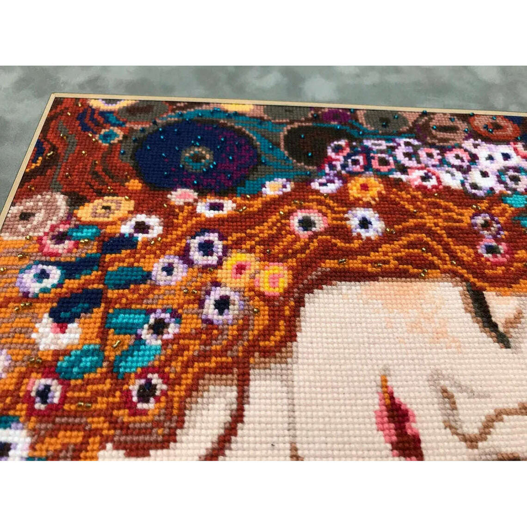 Motherly Love after G. Klimt`s Painting  R916 Counted Cross Stitch Kit