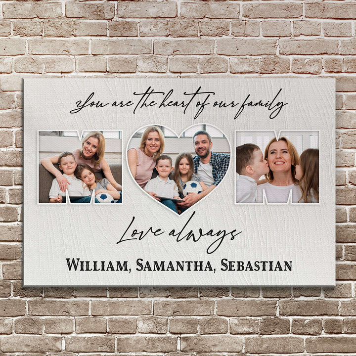 Mother's Day Sign You Are The Heart Of The Family