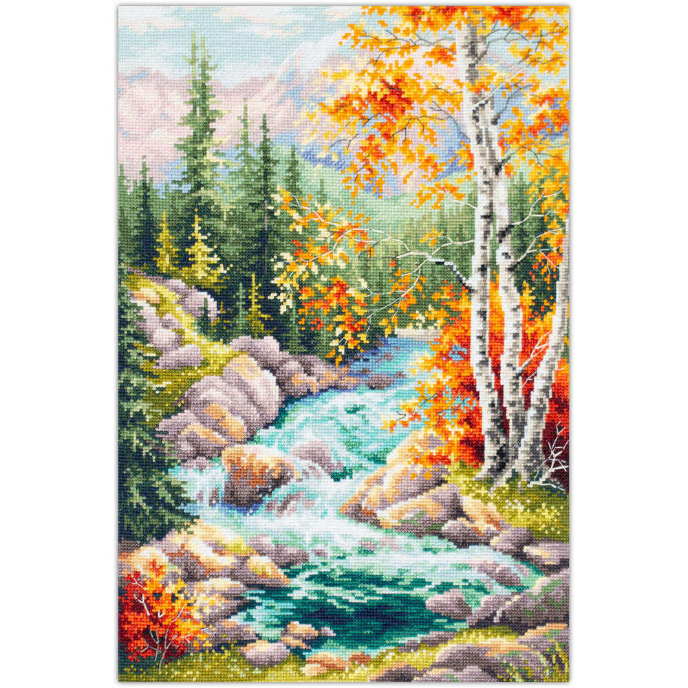 Mountain Creek 250-330 Counted Cross-Stitch Kit