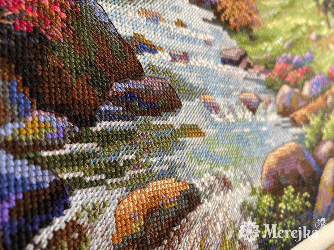 Mountain Railway K-205 Counted Cross-Stitch Kit