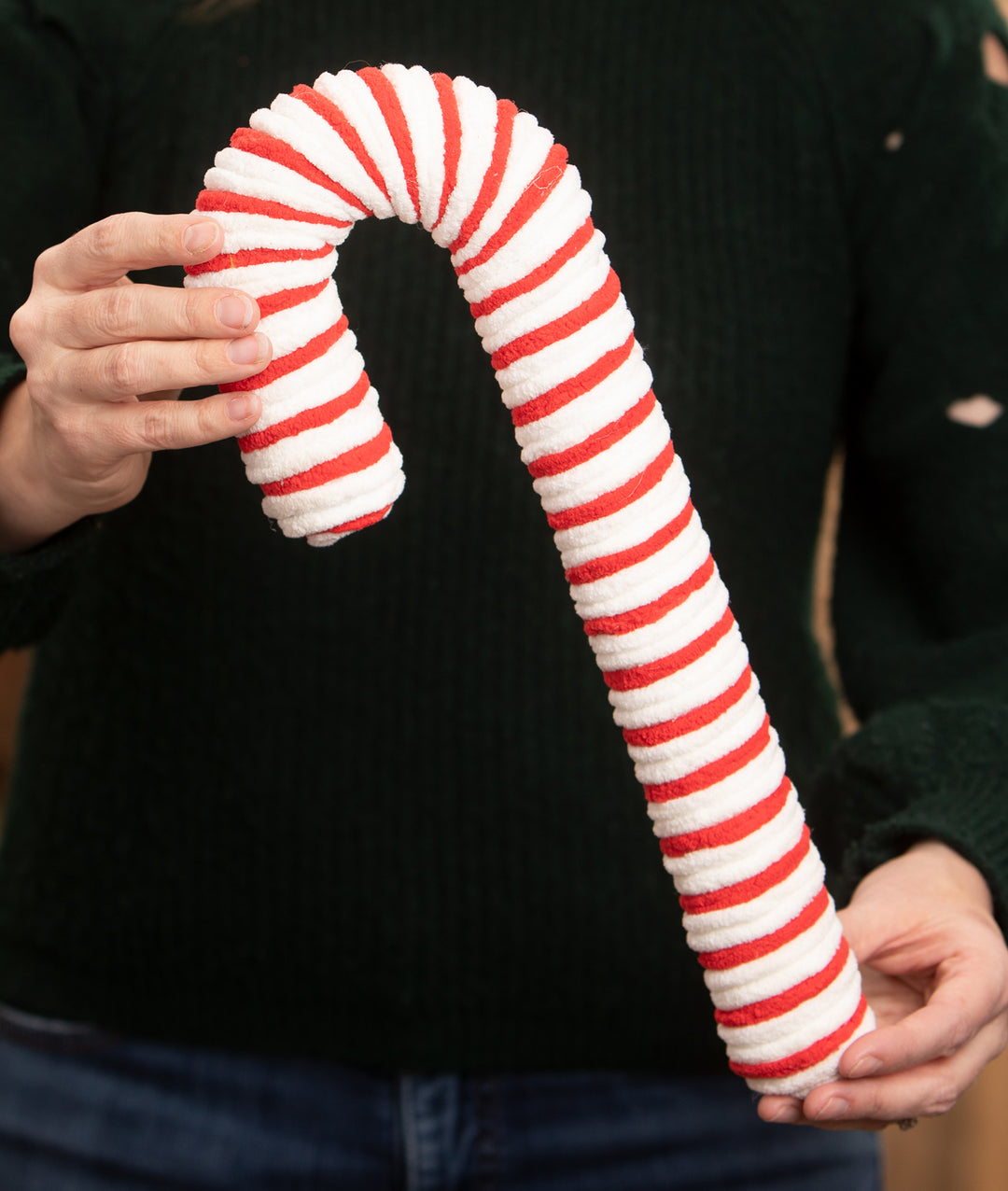 Large Chenille Candy Cane by Bethany Lowe Designs, image 2