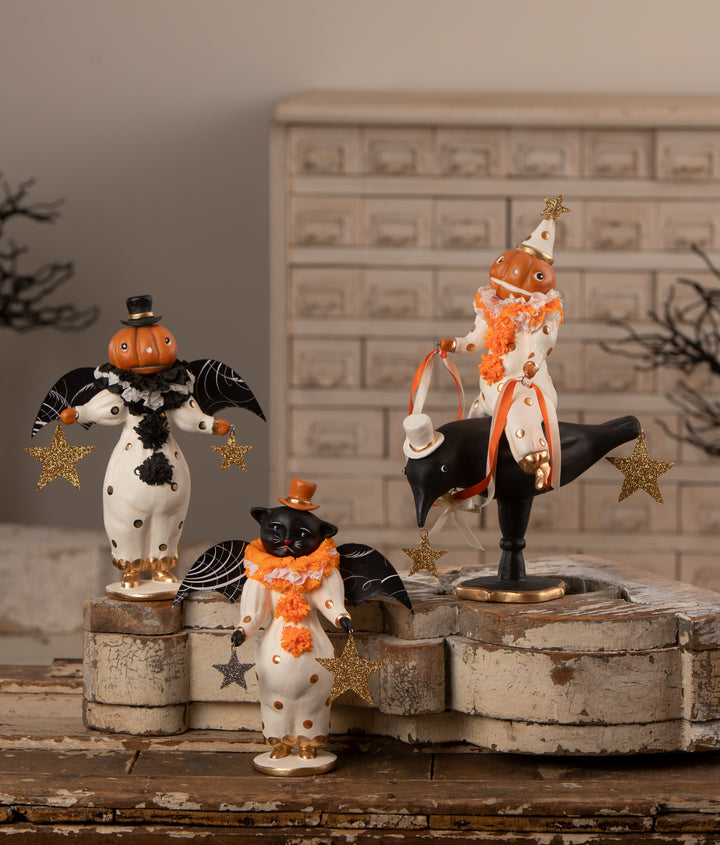 Pumpkinhead on Crow by Bethany Lowe Designs, image 3