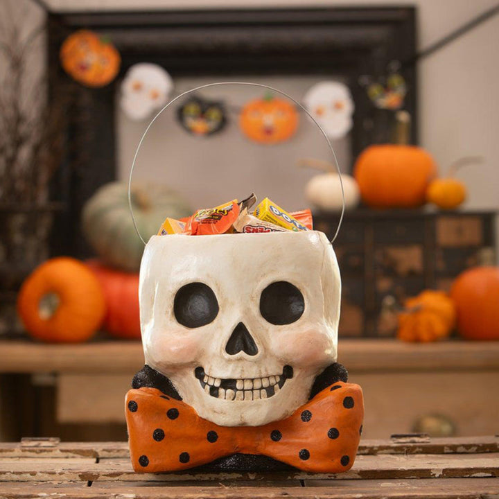 Mr. Albert Skully Bucket by Bethany Lowe Designs image 3