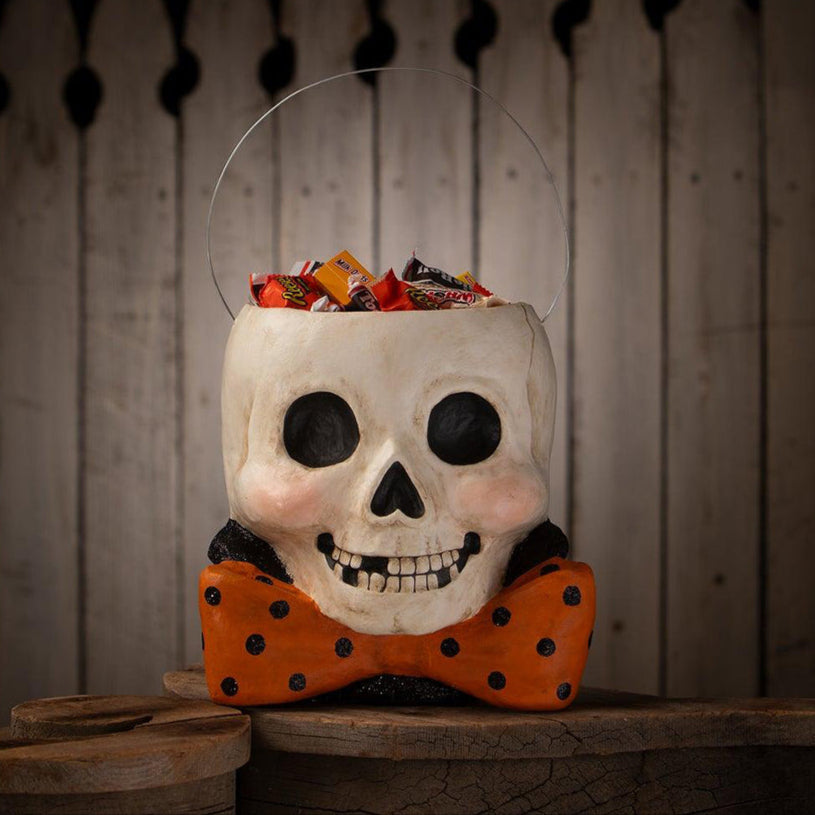 Mr. Albert Skully Bucket by Bethany Lowe Designs image