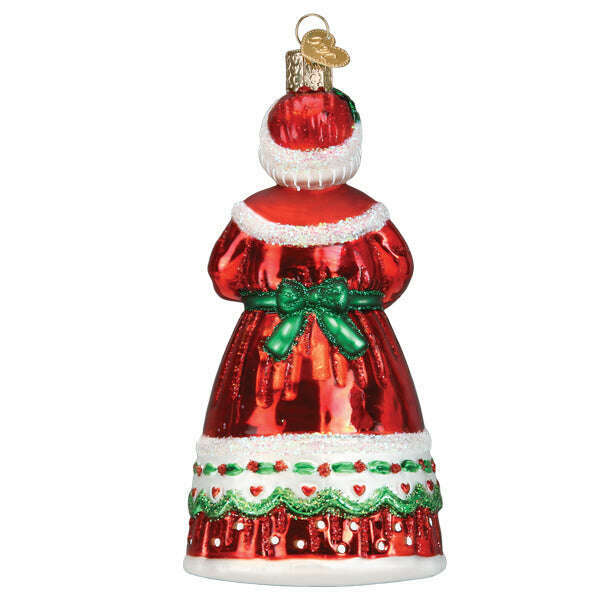 Old World Christmas Mrs. Claus Blown Glass Ornament