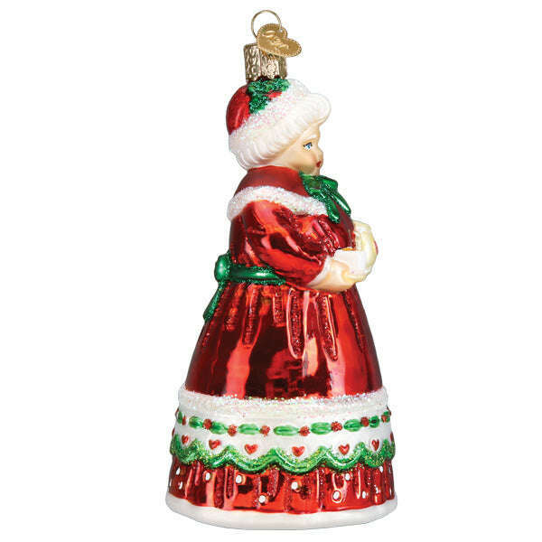 Old World Christmas Mrs. Claus Blown Glass Ornament