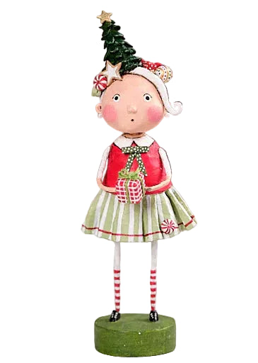 mrs santa christmas figurine by lori mitchell