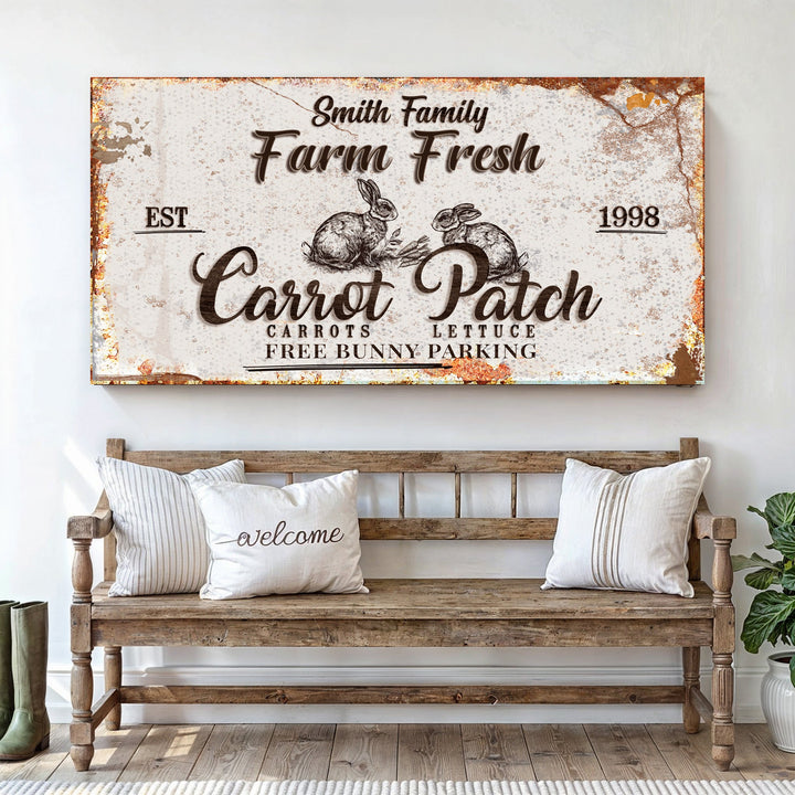 Carrot Patch Easter Sign IV