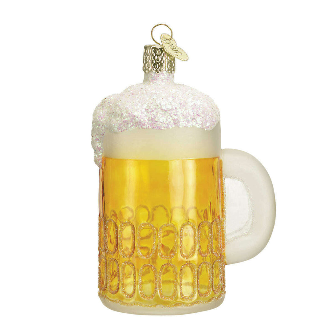 Old World Christmas Mug of Beer Blown Glass Ornament