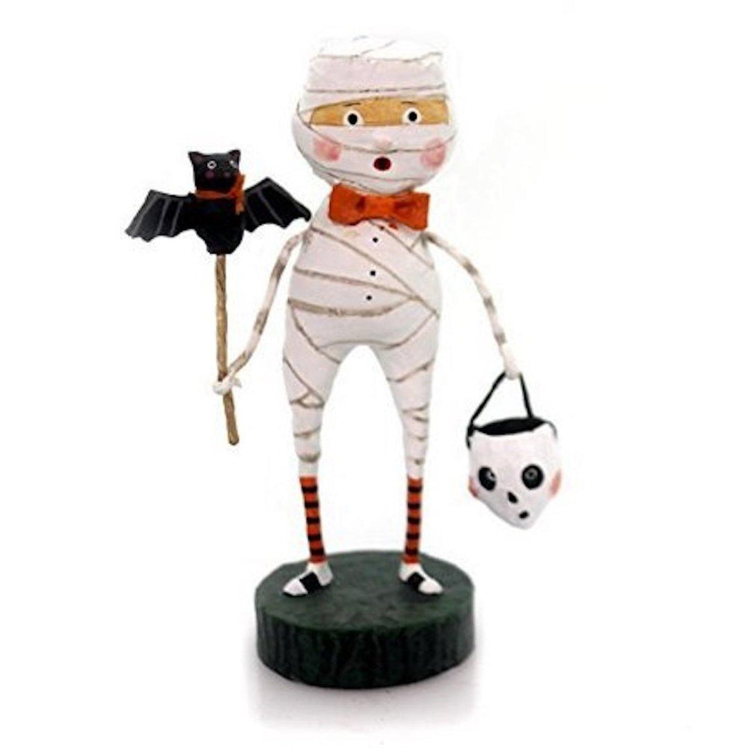 Mummy Boy and Minnie Mummy Set of 2 Figurines by Lori Mitchell - Quirks!