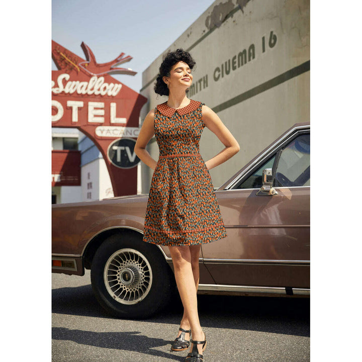 Mushroom Collared Dress