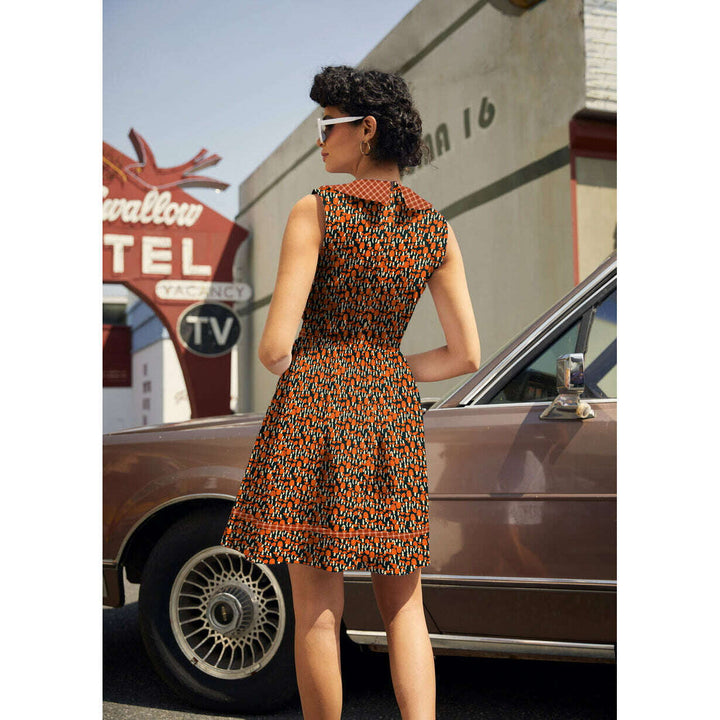 Mushroom Collared Dress