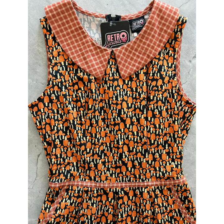 Mushroom Collared Dress
