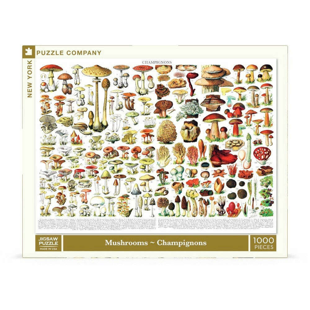 Mushrooms ~ Champignons Jigsaw Puzzle
