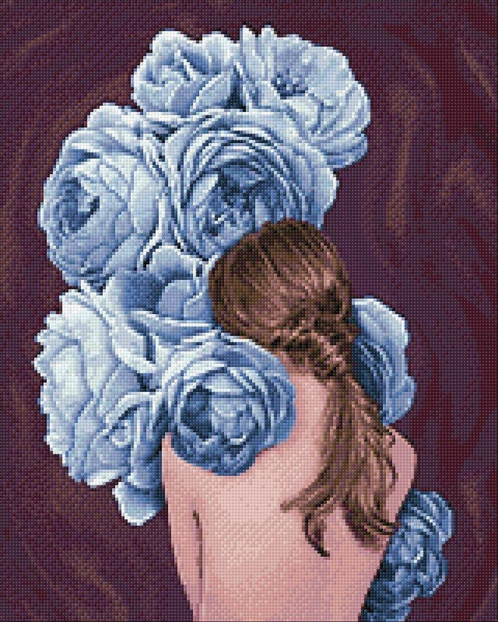 Music of Flowers CS2522 15.8 x 19.7 inches Crafting Spark Diamond Painting Kit