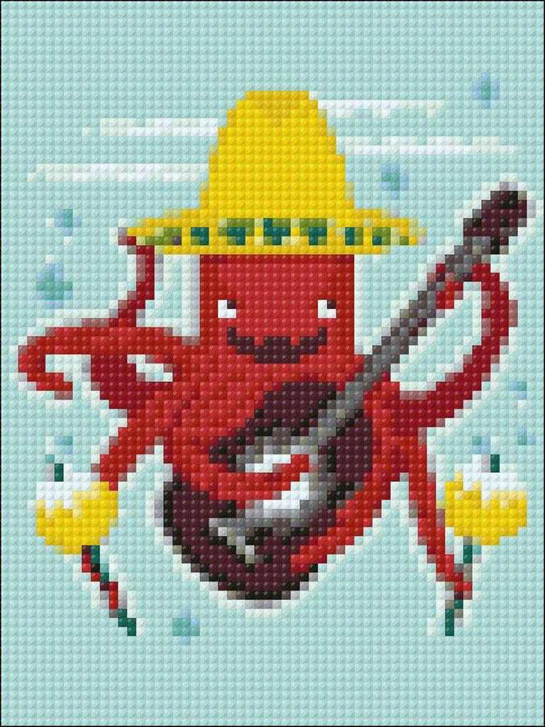 Musician CS302 5.9 x 7.9 inches Crafting Spark Diamond Painting Kit