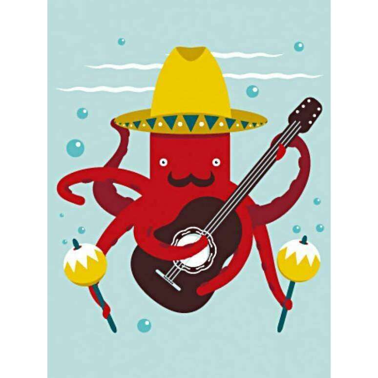 Musician CS302 5.9 x 7.9 inches Crafting Spark Diamond Painting Kit