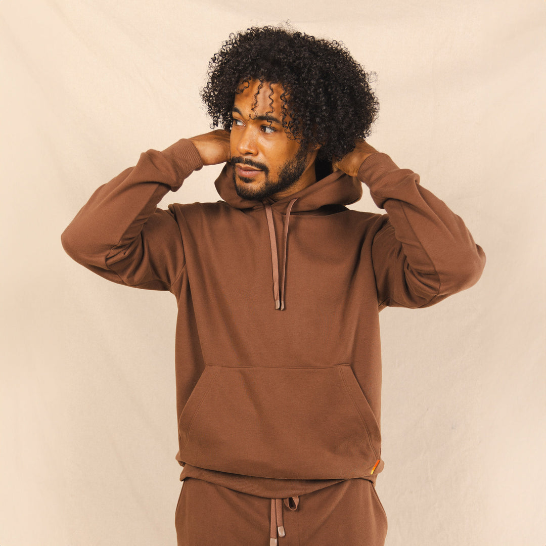 The Mustang | Brown Sexy Terry™ Men’s Lounge Hoodie