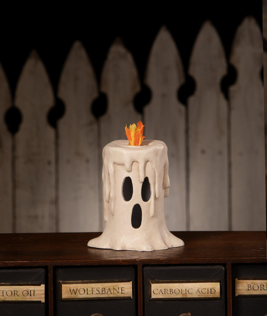 Tall Flam'in Candle Luminary by Bethany Lowe Designs, halloween decor