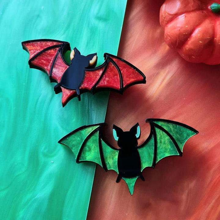 Mystic Bat Brooch- Halloween Edition by Cherryloco Jewellery 4