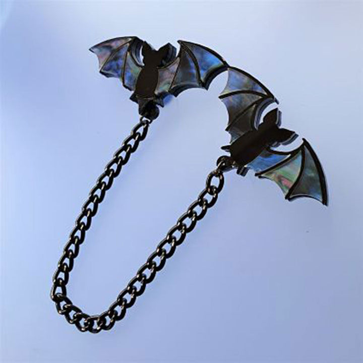Mystic Bat Collar Clip Pins by Cherryloco Jewellery 3