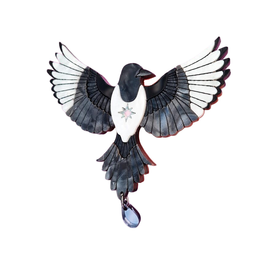 MAGPIE BROOCH