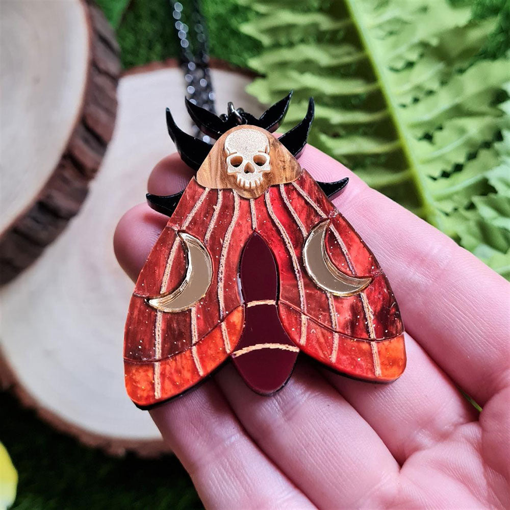 Mystic Moth Necklace by Cherryloco Jewellery 2
