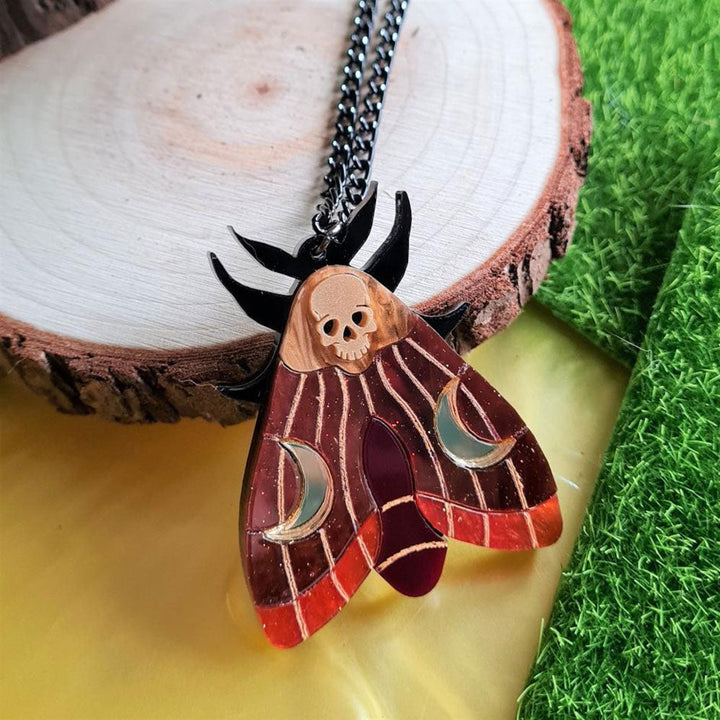 Mystic Moth Necklace by Cherryloco Jewellery 4