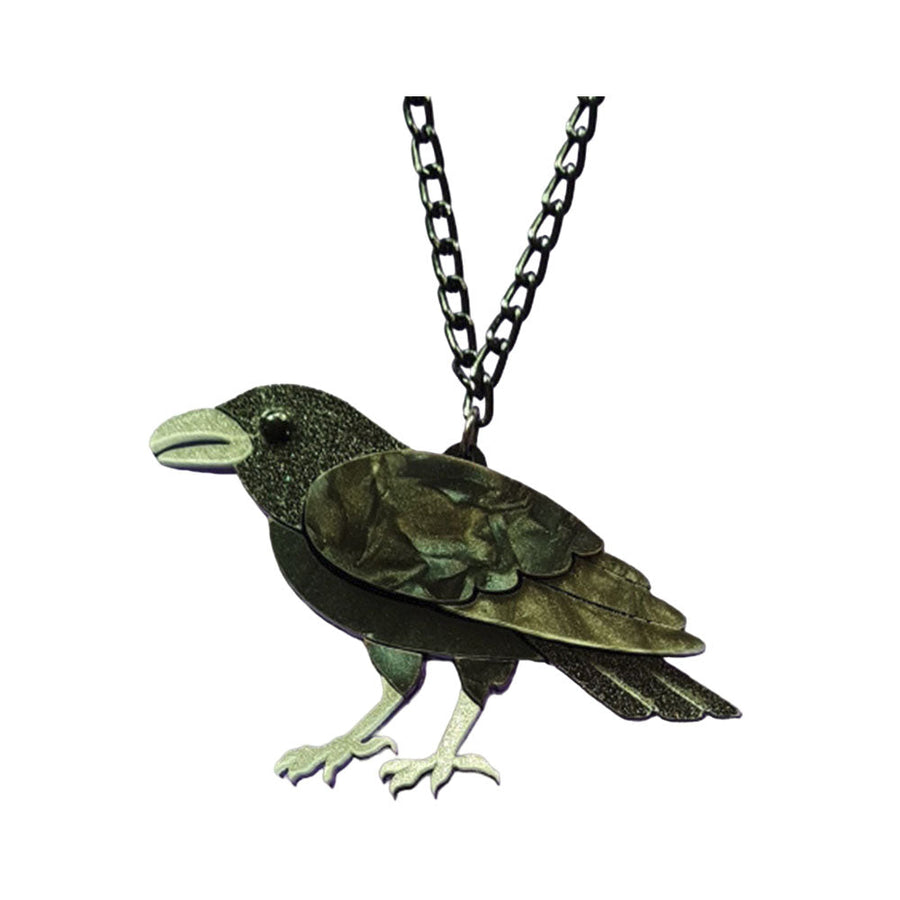 Mystic Raven Pendant by Cherryloco Jewellery 1