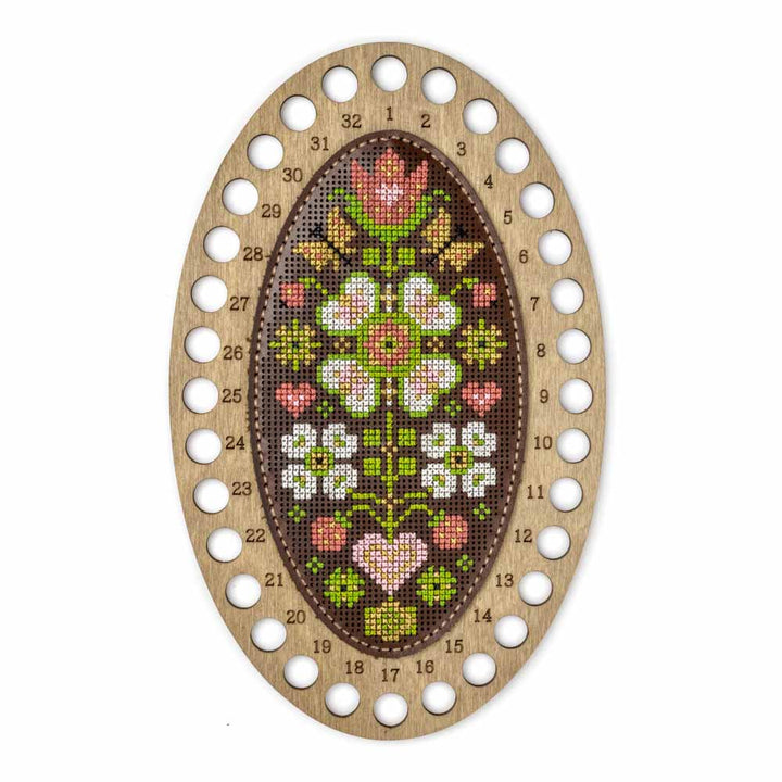 Floral Inspiration Thread Organizer Making Kit by Wonderland Crafts FLTL-084