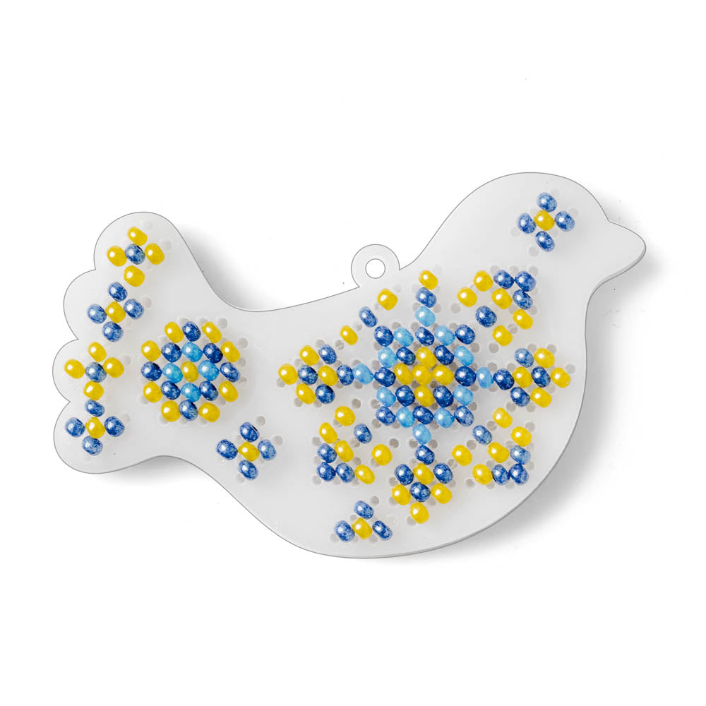 Set for embroidery with beads on a plastic base FLPL-095