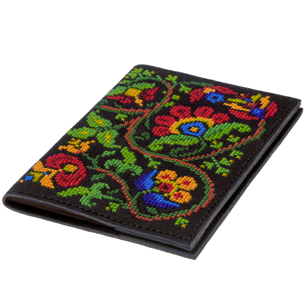 Cross-stitch kit on artificial leather FLHL-043