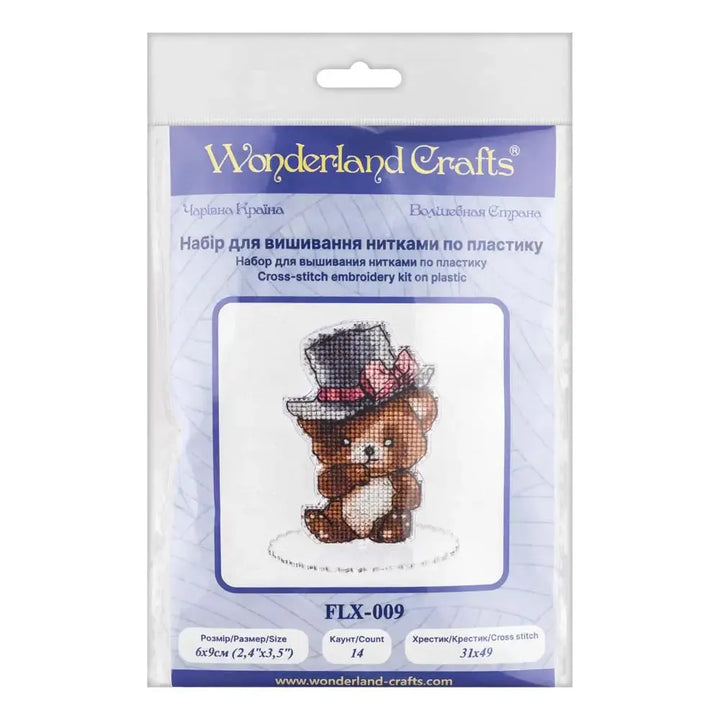 Cross-stitch kits on a plastic base FLX-009