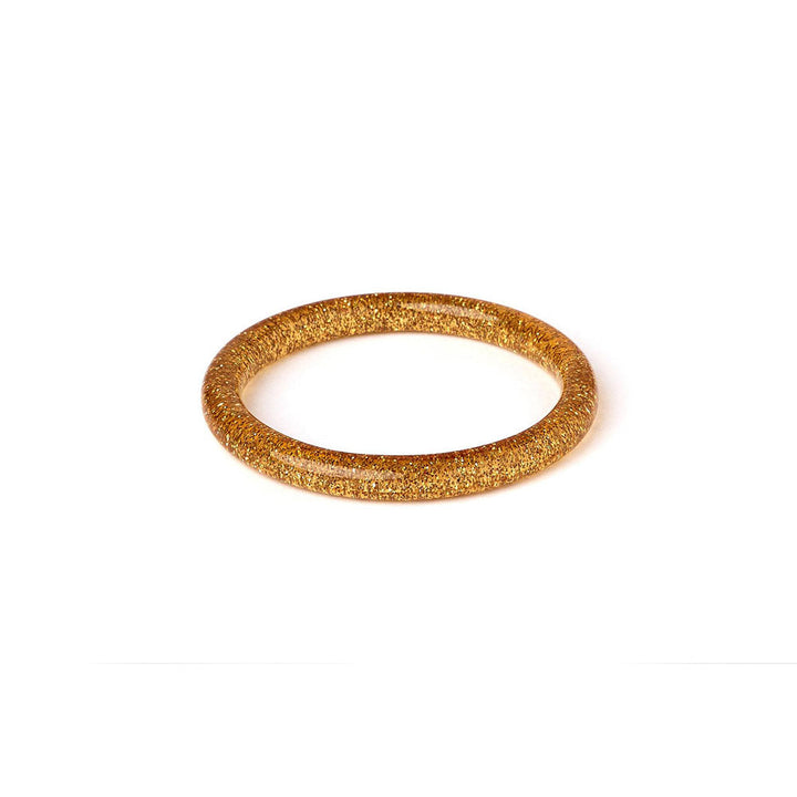 Narrow Pale Gold Glitter Bangle by Splendette image