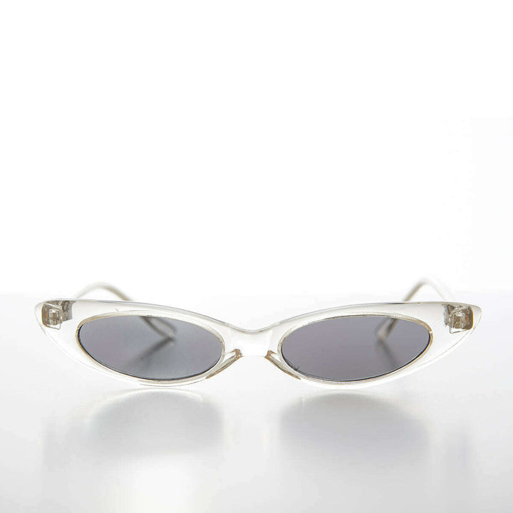 Narrow Punk Rock Cat Eye Sunglass - Slim
