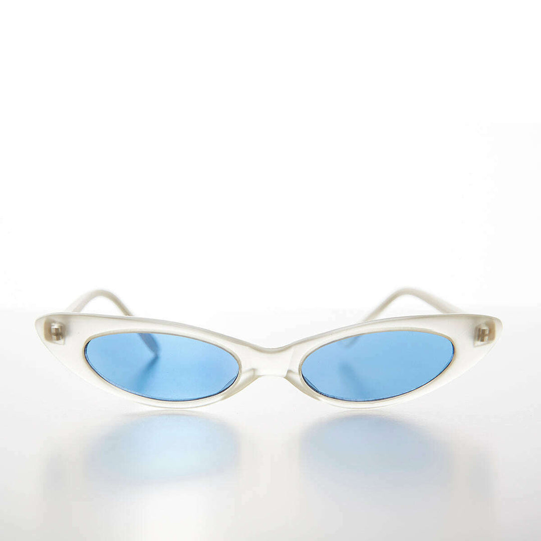 Narrow Punk Rock Cat Eye Sunglass - Slim