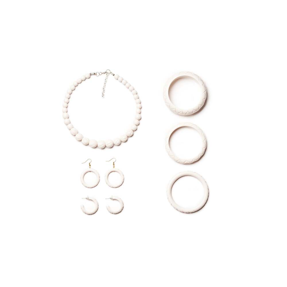 Narrow Salty Heavy Carve Medium Bangle by Splendette 3