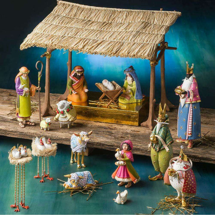 Nativity Chicken & Dove Figures by Patience Brewster - Quirks!