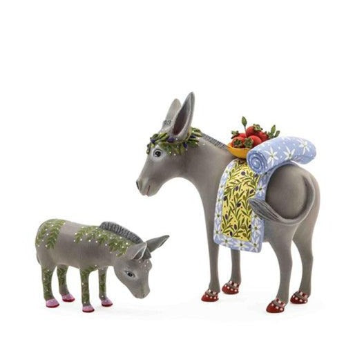 Nativity Mother & Baby Donkey Figures by Patience Brewster - Quirks!