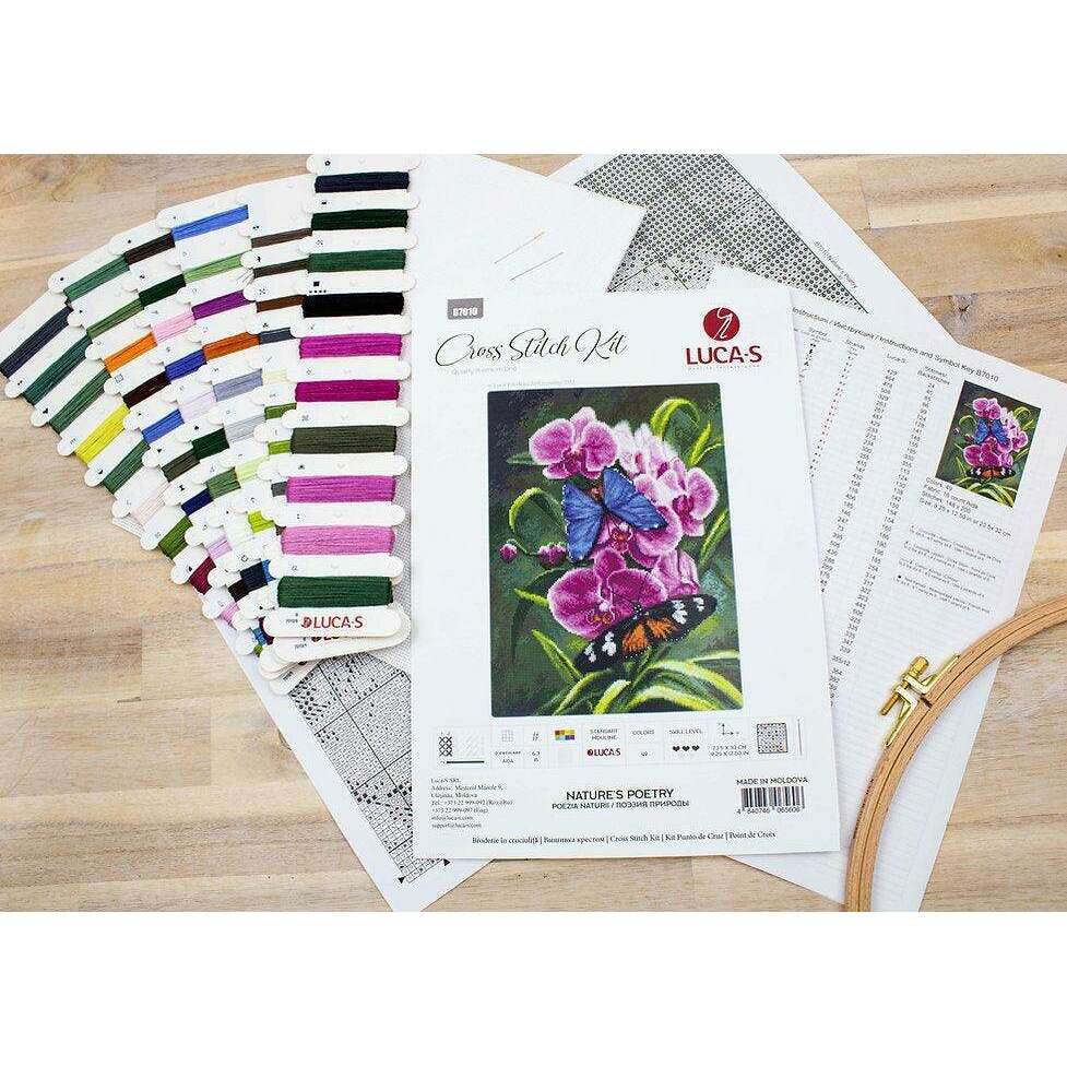Nature's Poetry B7010L Counted Cross-Stitch Kit