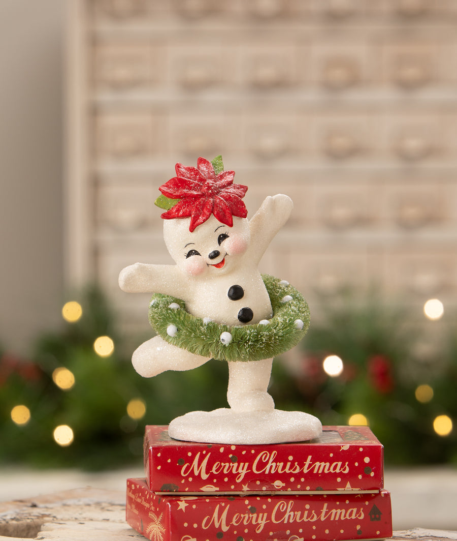 Dancing Snowman Girl by Bethany Lowe Designs, christmas decor