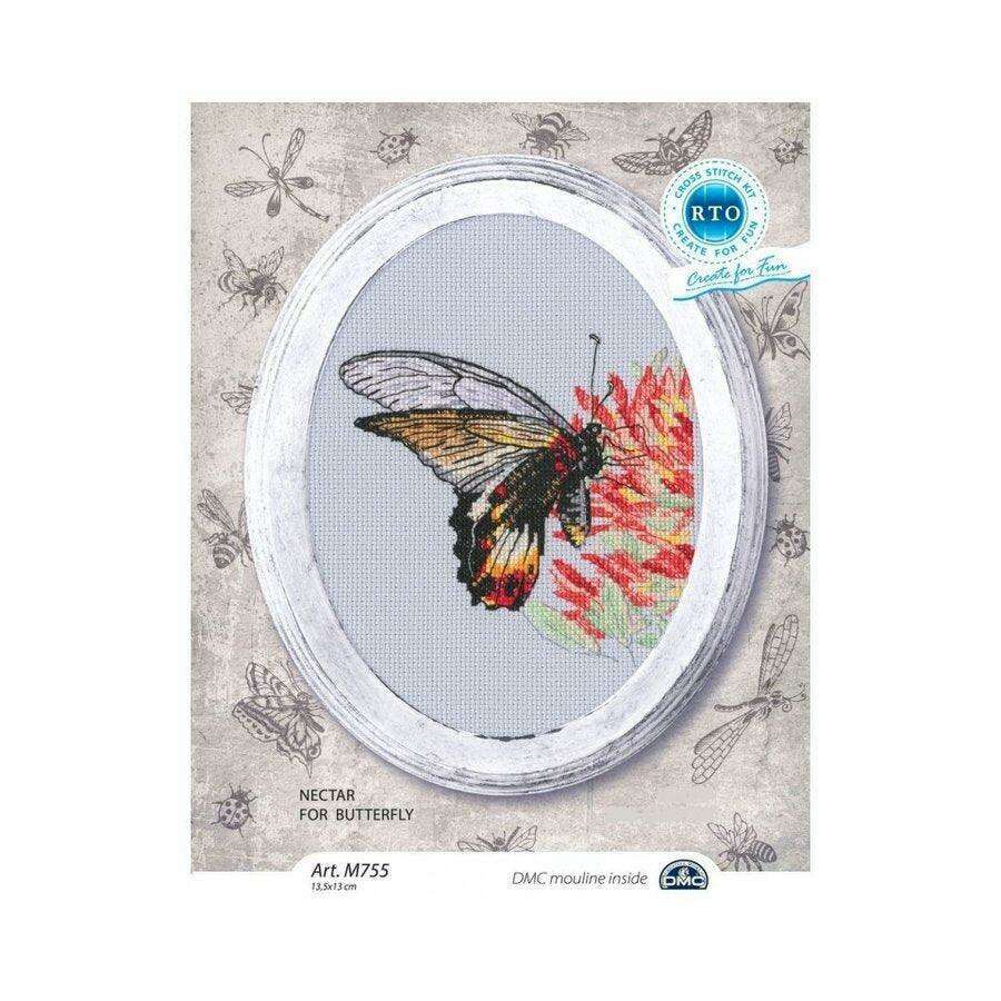 Nectar for butterfly M755 Counted Cross Stitch Kit