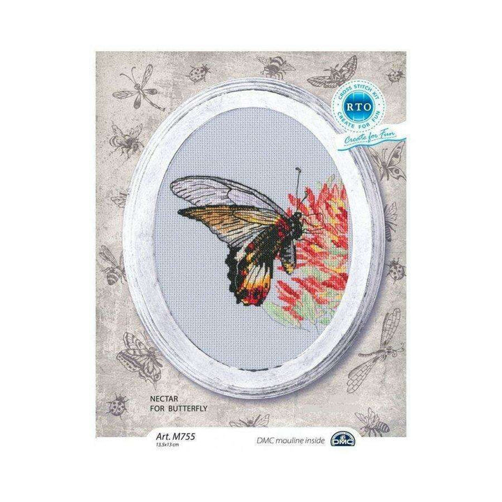 Nectar for butterfly M755 Counted Cross Stitch Kit