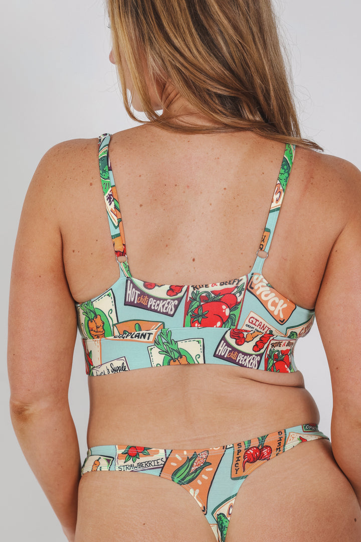 The Need For Seed | Seed Packet Boob Hammock™ Scoop Bralette