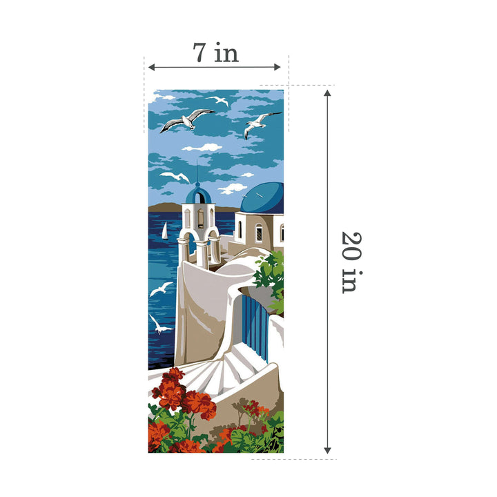 Needlepoint canvas for halfstitch without yarn At the Summit SE950.130 Seg De Paris Printed Tapestry Canvas