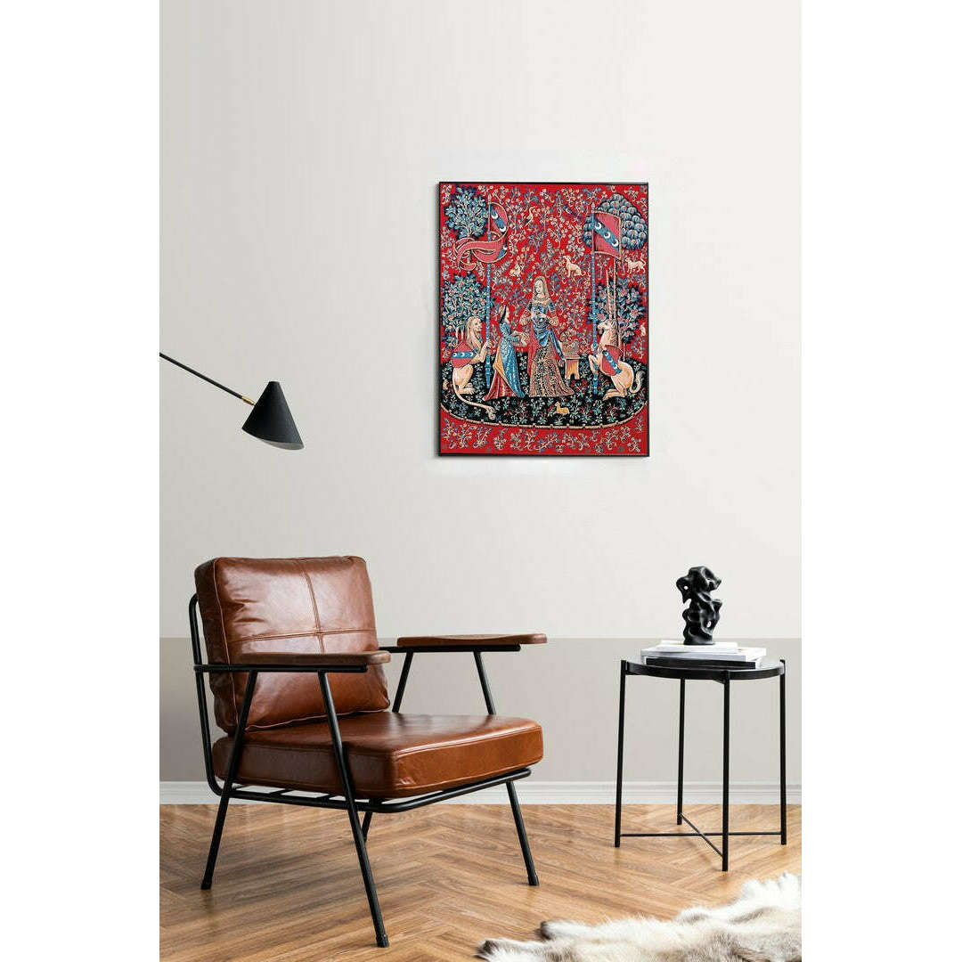 Needlepoint canvas for halfstitch without yarn Can.Seul Lady With A Unicorn MRC1432204 Margot de Paris Printed Tapestry Canvas